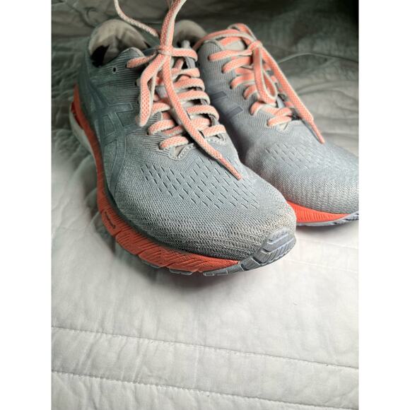 ASICS women’s GT-2000 10 Running Shoes, Trainers, Gray/Pink, Athletic Trainers - Picture 3 of 9